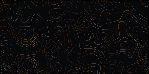 Fluid abstract line design resembling topographic contours and elevation textures

