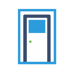  Dynamic Door Icon for Home Security