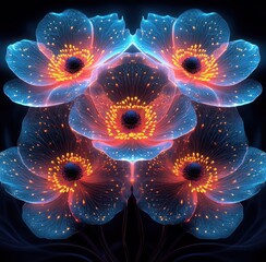 Vibrant Anemone Flowers in Full Bloom