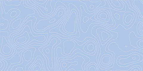 Elegant terrain contour pattern with flowing lines and seamless layout

