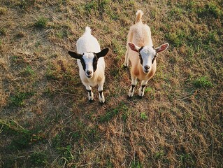 goats on the farm