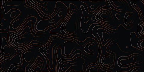 Clean and continuous elevation pattern with modern contour line design

