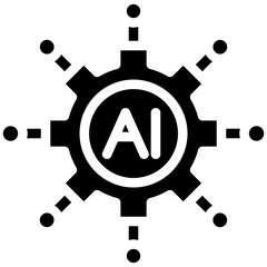 Artificial Intelligence Vector Icon