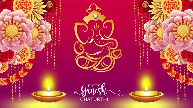 Ganesh chaturthi background