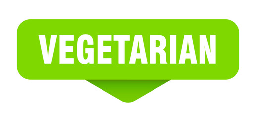 vegetarian sticker. vegetarian sign on transparent background