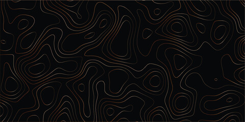 Abstract mapping design with smooth contours and artistic elevation style

