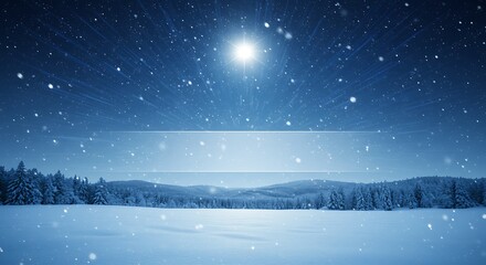 Naklejka premium Winter's Silent Embrace AI Generated