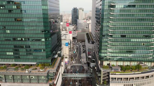Drone Footage Over Umeda: Osaka&rsquo;s Vibrant Urban Core