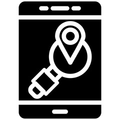 Location Searching Vector Icon