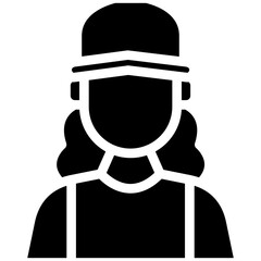Sportswoman Icon