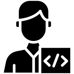 Web Developer Male Icon