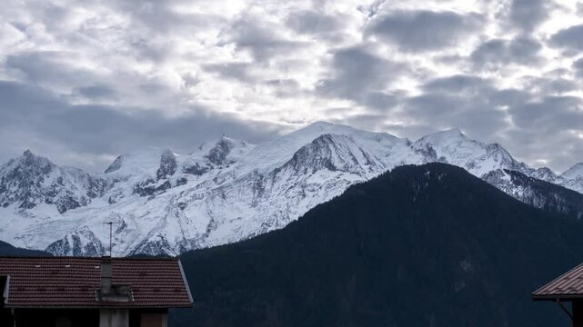 Timelapse Mont Blanc - Plateau d'Assy