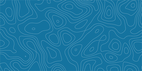 Organic topographic pattern with flowing contour lines for abstract design use

