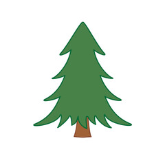 green christmas tree