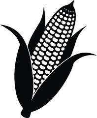corn cobs vector illustration
