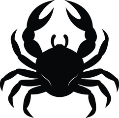 crab isolated on white background