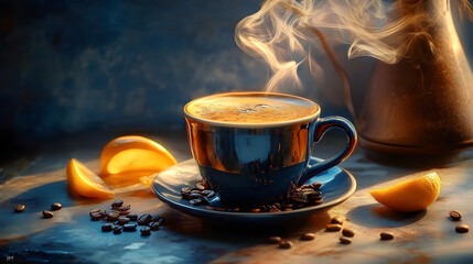 fresh monday morning coffee