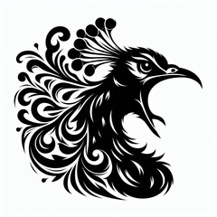 Fototapeta premium Bird Silhouettes Set Against a Scenic Wildlife Backdrop