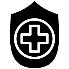 Fototapeta premium Immune System Shield Icon