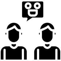 Laughing Together Icon