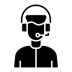 Customer Service Agent Icon