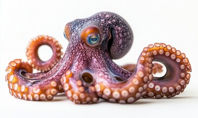 Obraz premium Colorful octopus with intricate patterns and textures on its skin
