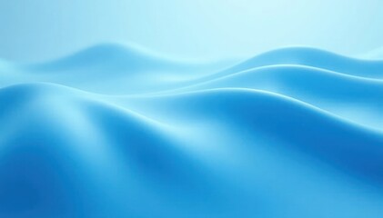 Fototapeta premium Soft blue hue with wavy lines and gentle ripples on a serene surface, wave, background