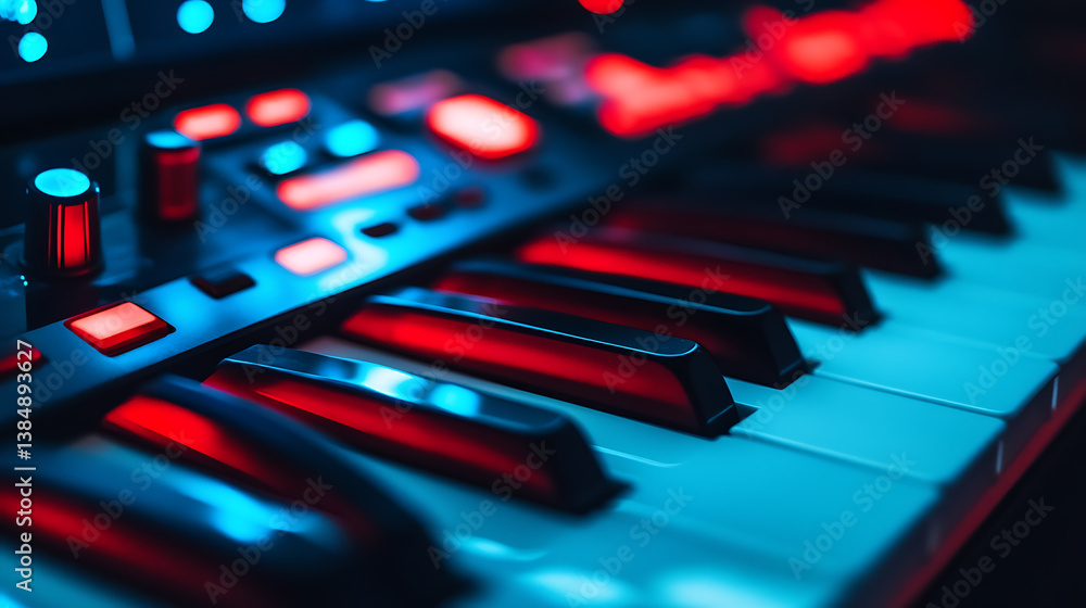 Poster an ai driven music composition tool creating original pieces based on mood, style, and instrumentati