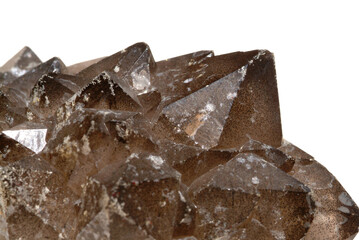 Mineral Quartz, Varient Smoky quartz, Smoky quartz hedgehog, Virginia Pit, St.Stephen, Cornwall,...