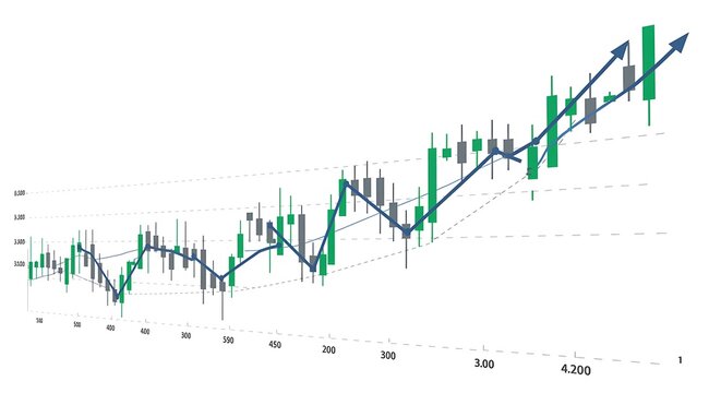 Ascending Trajectory AI Generated