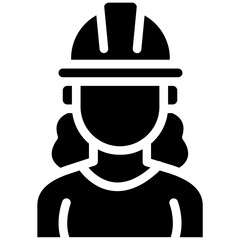 Female Engineer Icon