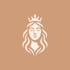 Beauty Woman Princess Queen Logo