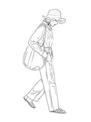 Illustration line art painting images colorful drawing 