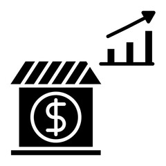 House Price Increase Icon