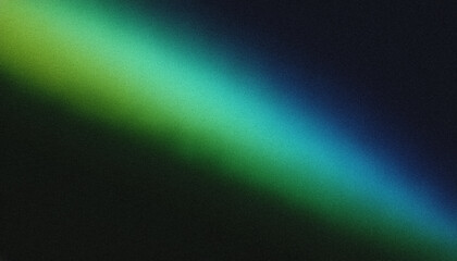 Green and blue gradient background with soft blur and grunge grainy noise