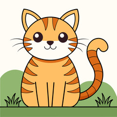 Cat drawing illustration 