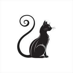 Cat Silhouette Elegance