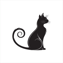 Cat Silhouette Elegance