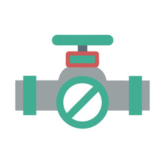  Shut-Off Valve Icon for Plumbing Control
