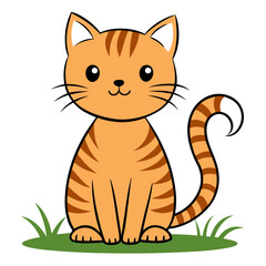 Cute cat illustration 