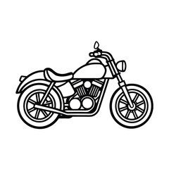 Fototapeta premium vector illustration of a motorcycle