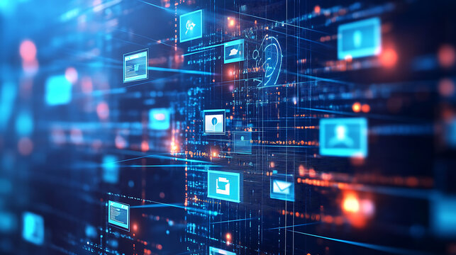 An AI driven talent recruitment platform analyzing resumes and matching candidates with job openings in real time, HR technology style, photo of