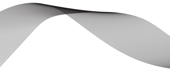Abstract wave line for banner  wallpaper background with wave design. Futuristic technology and  wave pattern.