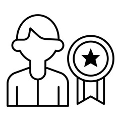 Person Awarded a Star Badge