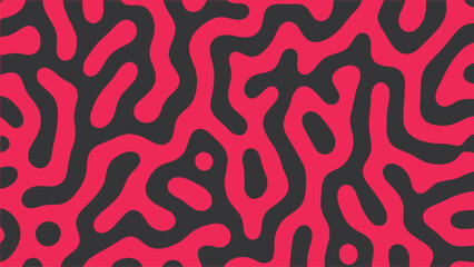 Abstract turing pattern lines seamless texture wallpaper fabric diffusion noodle background EPS 10