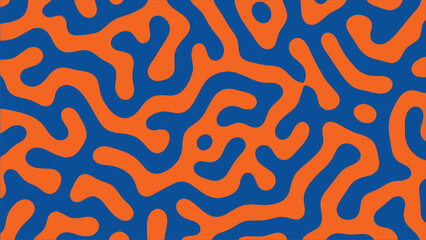 Abstract turing pattern lines seamless texture wallpaper fabric diffusion noodle background EPS 10