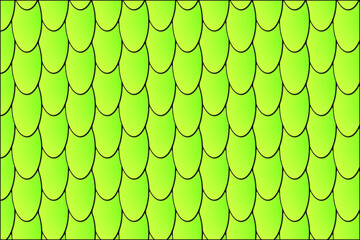 Mermaid fish scale wave japanese seamless pattern.  Paper cut style, 3d effect. Print for textile, wallpaper. © nepdar