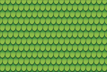 Mermaid fish scale wave japanese seamless pattern.  Paper cut style, 3d effect. Print for textile, wallpaper. © nepdar