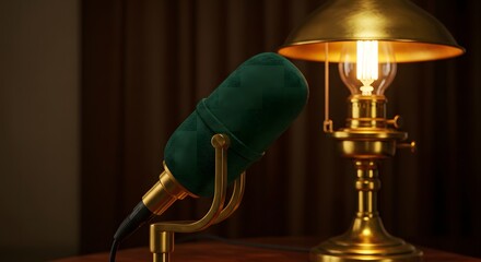 Emerald Velvet Studio Mic