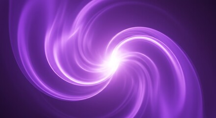 Purple Vortex of Light AI Generated